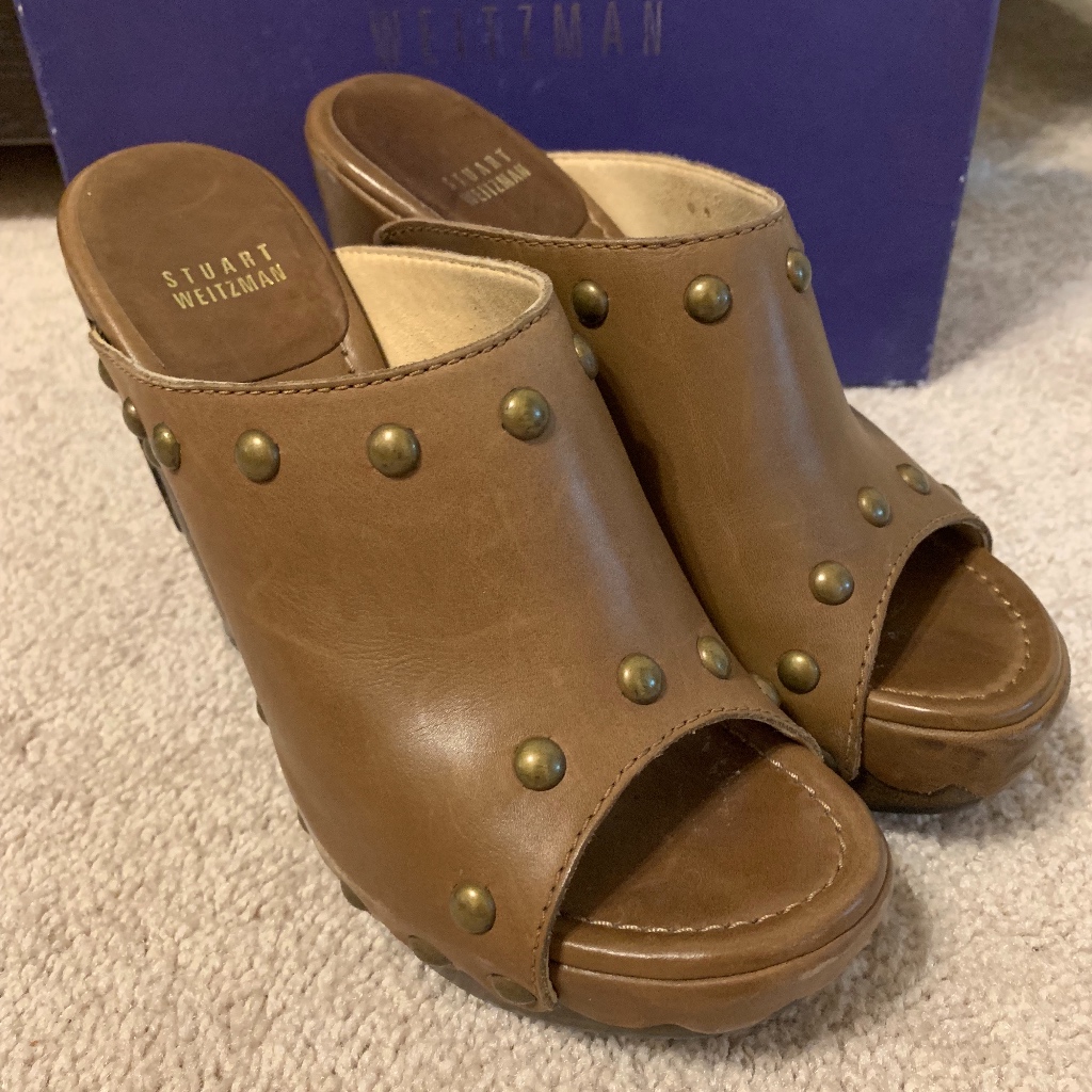 Stuart Weitzman Platform Clogs